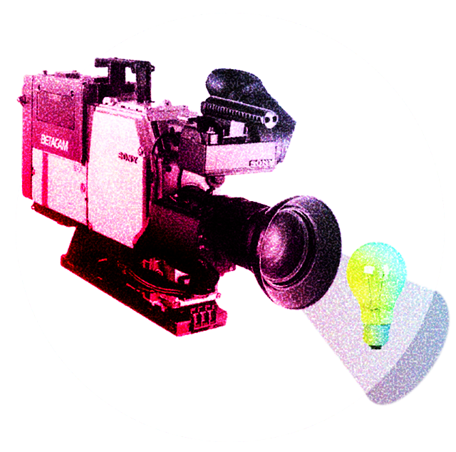 camera with light bulb